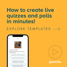 create live quizzes and polls