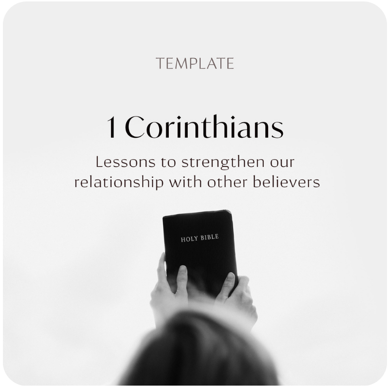 1 Corinthians Template